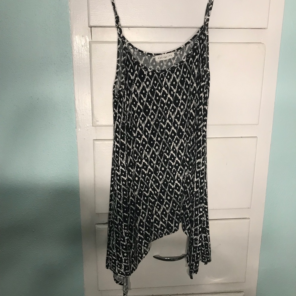 Black and White Tank Top